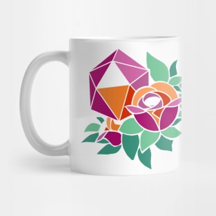 Pretty Poly Rose Lesbian Pride Mug